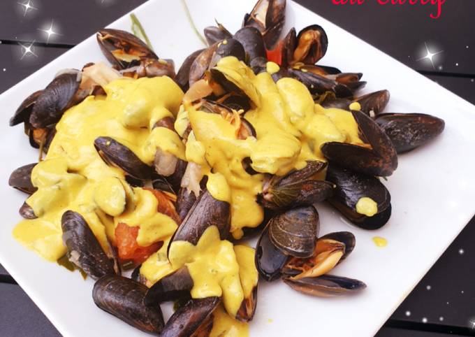 Moules de bouchot au curry