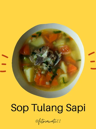 Langkah Gampang Membuat Resep 19. Sop Tulang Sapi yang Lezat Anti Ribet, Sempurna