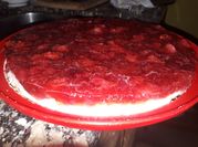 Una foto de cobertura de queso