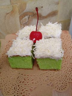 Foto resep 40. Cake Pandan Keju (tanpa mixer)