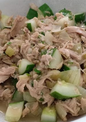 Foto resep Tuna Kaleng dan Timun