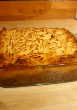 Una foto de Cottage pie delicioso