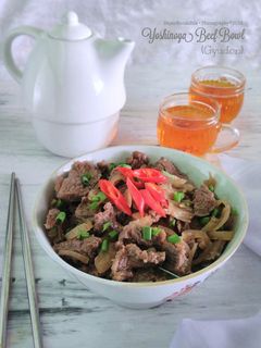 Foto resep Yoshinoya Beef Bowl (Gyudon) ~ Halal Version