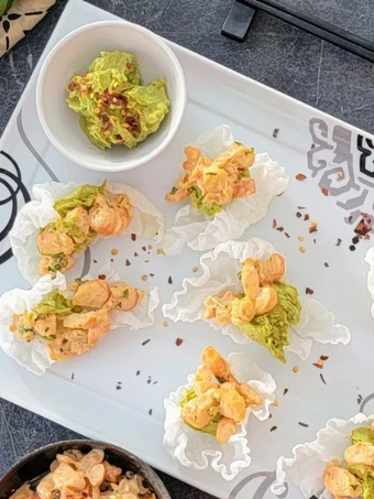 Simple Way Make Recipe Rice Paper Shrimp Tacos that is Awesome, Delicious}
