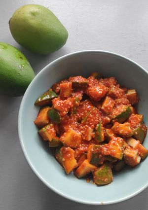 A picture of Spicy Mango Pickle.