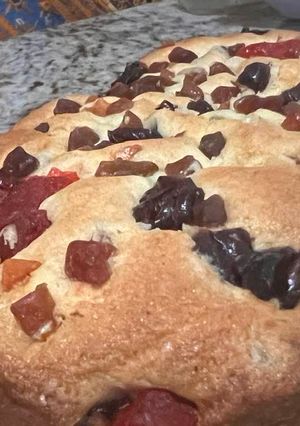 A picture of Tutti frutti cake.