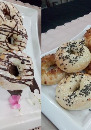 Una foto de Bagels salados/dulces/ agridulces Express a la isma