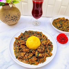 A picture of Ogbono soup.