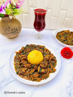A picture of Ogbono soup.