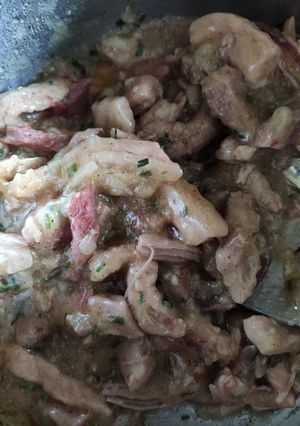 Három hagymás tokány recept fotója