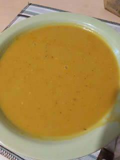 Una foto de Sopa crema de calabaza súper sabrosa