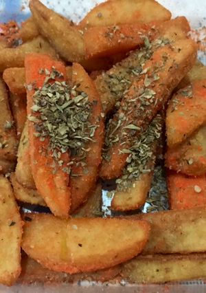 Foto resep Kentang goreng wedges keju