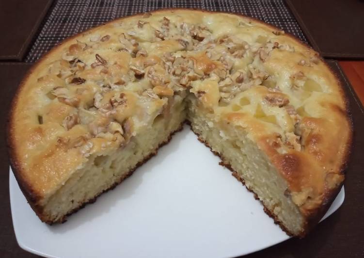 Queque con manzana y nueces 😘