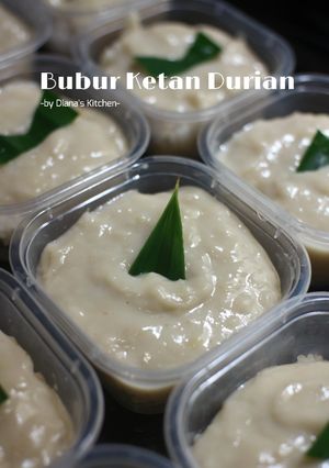 Foto resep Bubur Ketan Durian