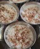 Natillas de coco