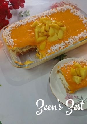 A picture of Mango Tiramisu - Innovative Version.