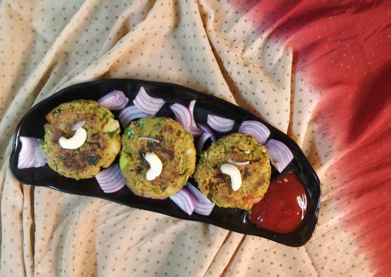 Healthy oats cutlet