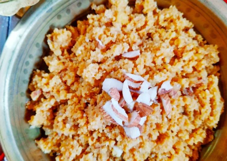 Simple Way to Make Any-night-of-the-week Moong dal halwa