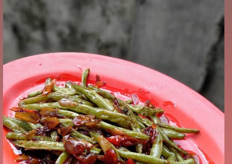 Resep: Oseng buncis kecap pedas yang Enak