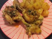 Une photo de pilons de poulet