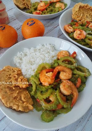 Foto resep Tumis pare udang
