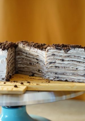 Foto resep Oreo mille crepes