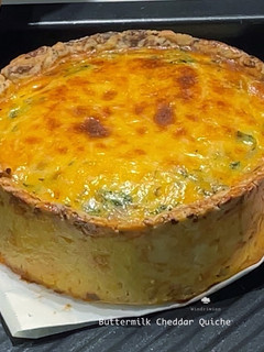 Foto resep Buttermilk Cheddar Quiche