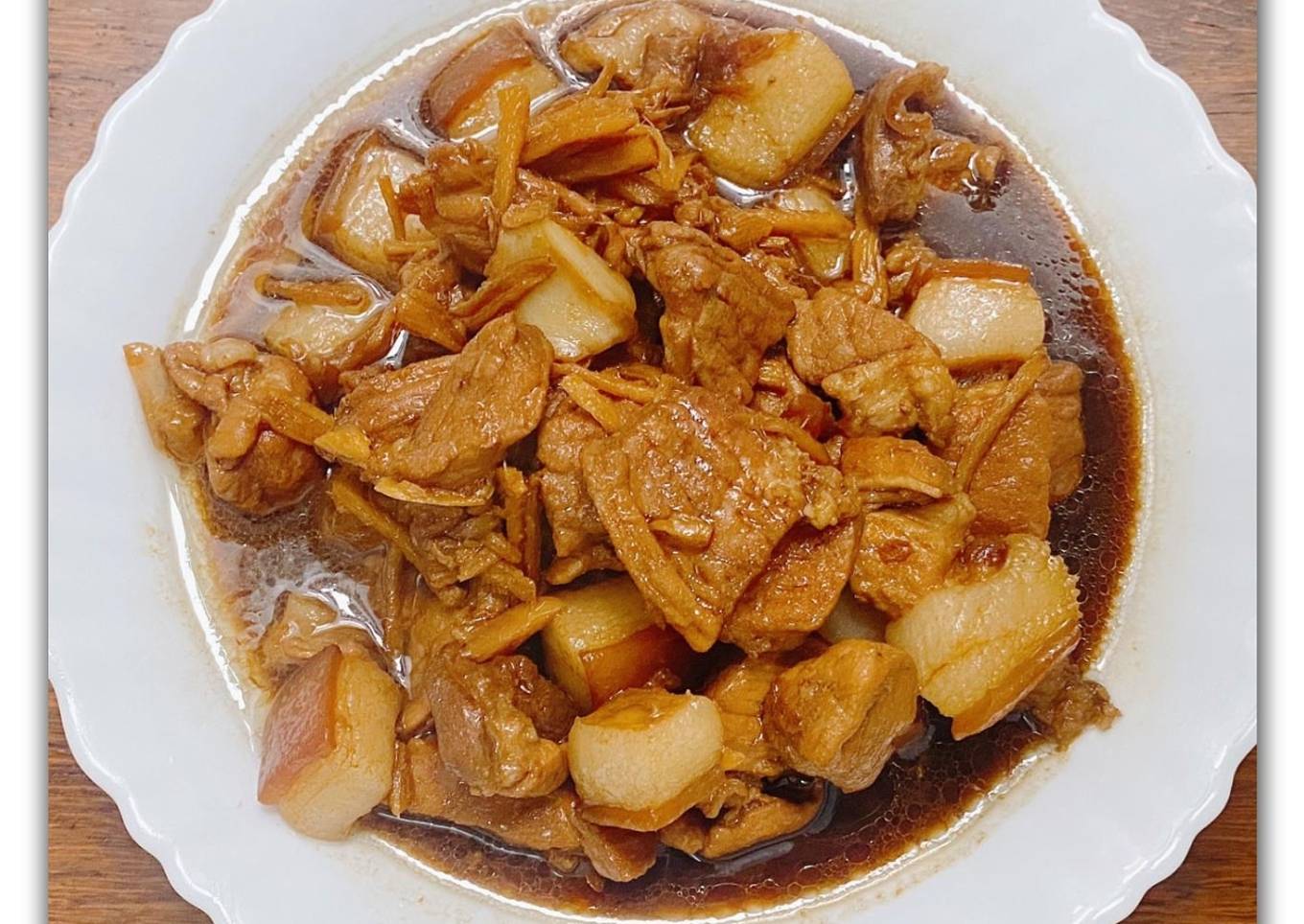 Daging tumis jahe