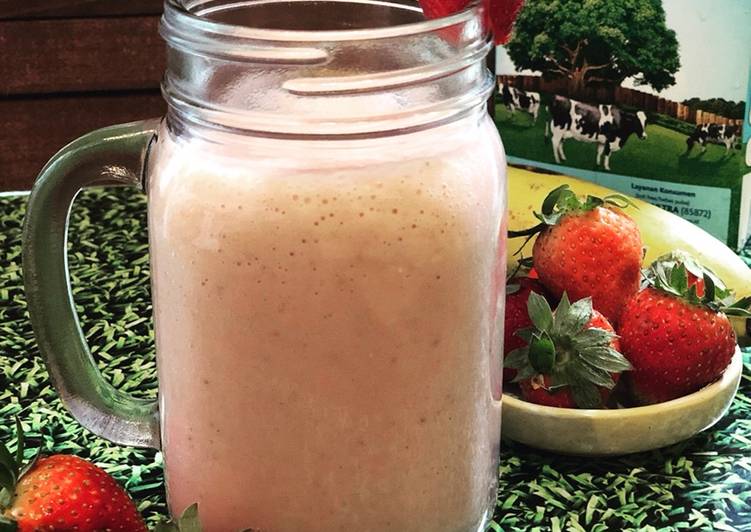 Resep Strawberry 🍓 Juice ala Tiger Kitchen, Enak