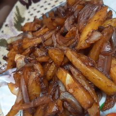 A picture of Fried french fries.