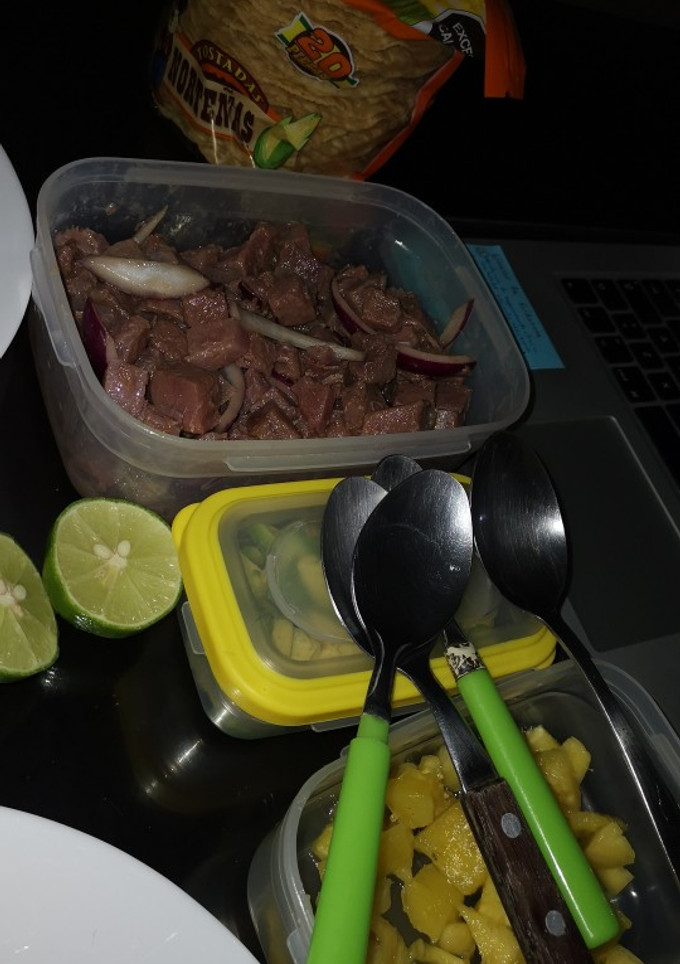 Una foto de Tostadas de atún