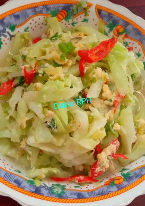 Foto resep Tumis Kol Labu Siam Telur Orak Arik