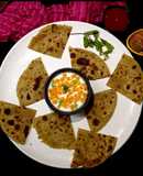 Garlic cauliflower stuff paratha