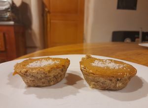 Una foto de Pie de limón saludable para bebés y niños. Sin azúcar