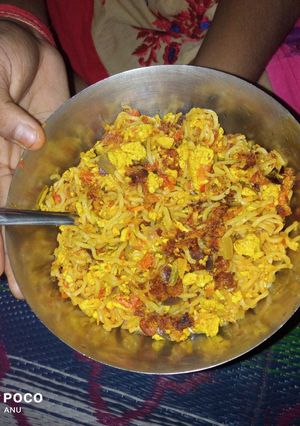এগ মশলা ম্যাগি (egg masala maggi recipe in Bengali) রেসিপির প্রধান ছবি