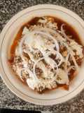 Chilaquiles con Pollo en Salsa de Chile Pasilla