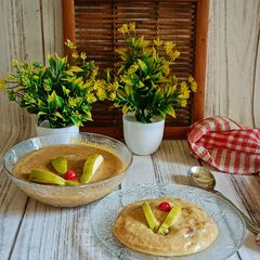 Nashpati Fruity Custard Pudding (No sugar/ butter/ cream) A picture of Nashpati Fruity Custard Pudding (No sugar/ butter/ cream).