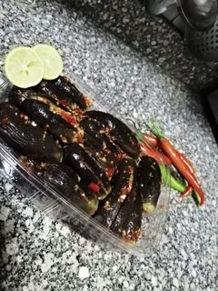 صورة لوصفة مخلل البذنجان