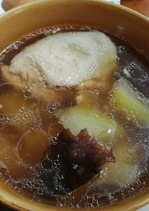 รูปของ ไก่ต้มฟักมะนาวดอง(สูตรนึ่ง)