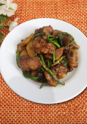 Foto resep Ayam kentang kecap cabe ijo