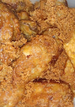 Foto resep Ayam goreng kremes tepung kobe