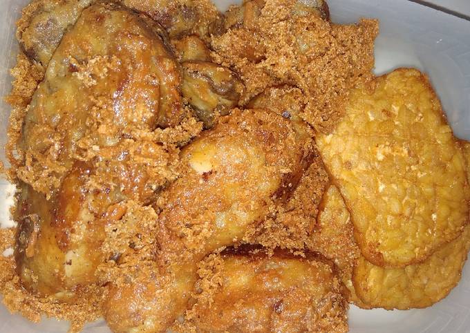 Ayam goreng kremes tepung kobe