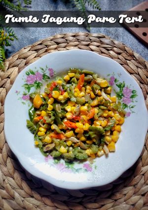Foto resep Tumis Jagung Pare Teri