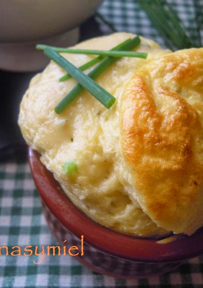 Una foto de Soufflé de queso