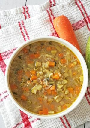A picture of Versatile vegetable soup recipe.