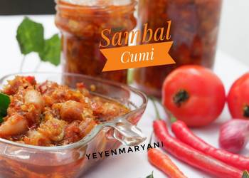 Resep Populer Sambal Cumi asin Nikmat Lezat