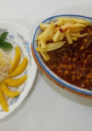 عکسی از دستور خورشت قیمه