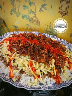 صورة لوصفة الكشري المصري