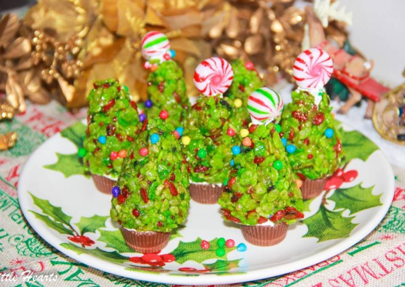 Rice Krispies Christmas Trees