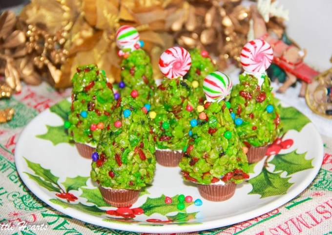 Easiest Way to Prepare Homemade Rice Krispies Christmas Trees
